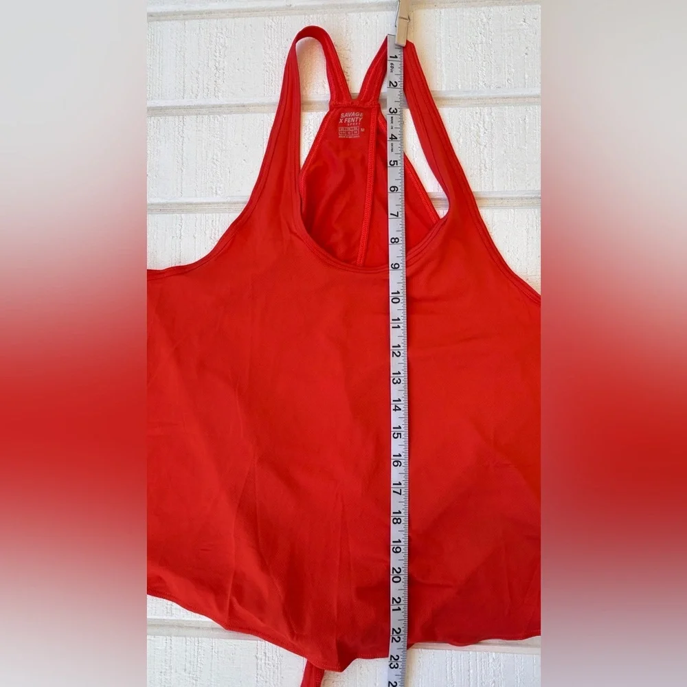 Savage X Fenty Sports Tank Racerback Draped Size 8-10 - Picture 10 of 10
